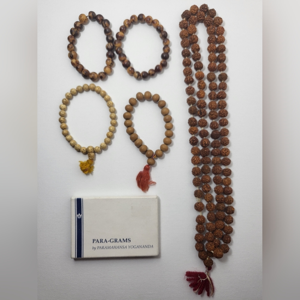 9 VINTAGE Pieces Set - Lotus, Bodhi, Mala and More